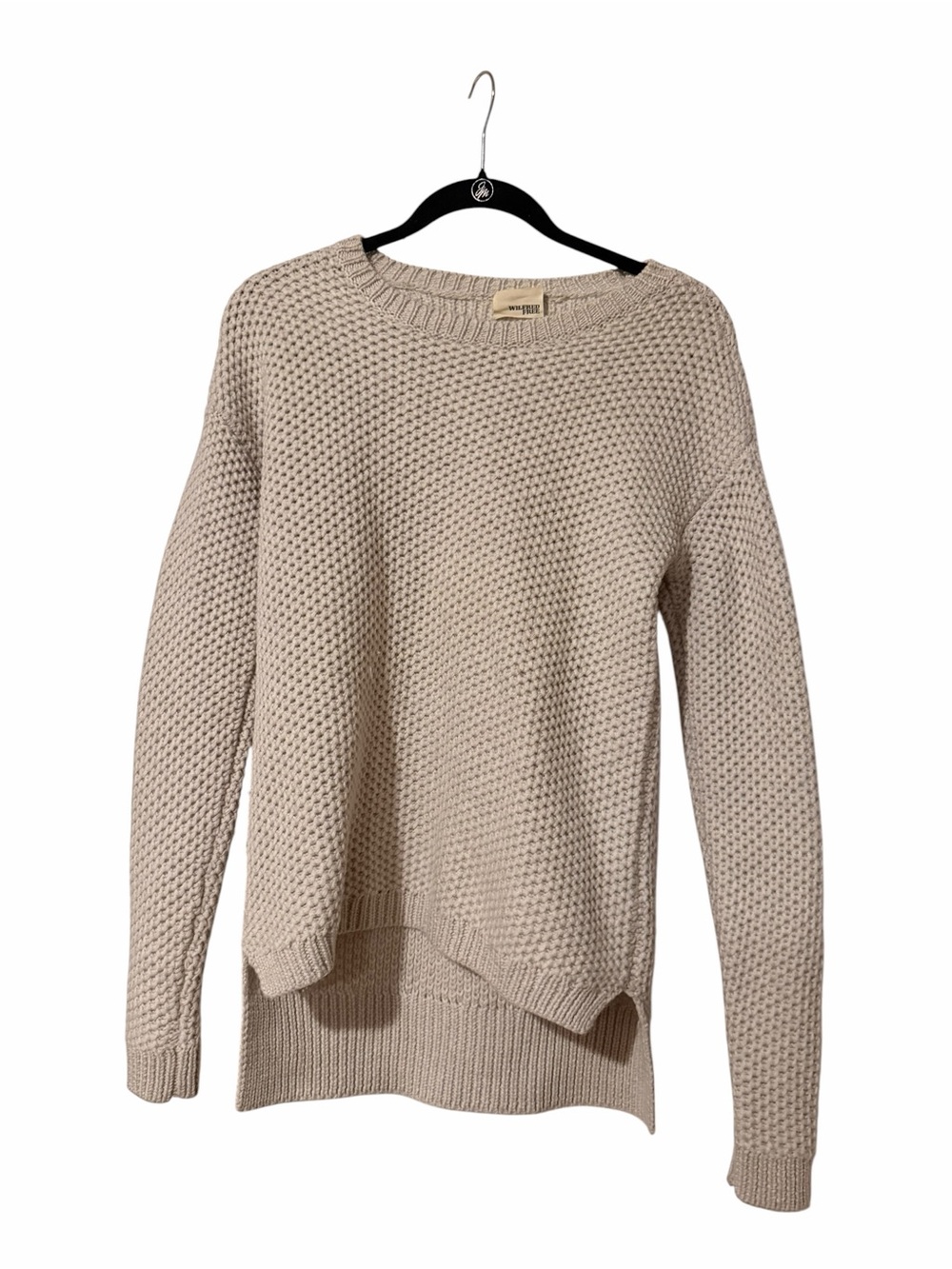 Aritzia Wilfred Free waffle-knit pullover sweater